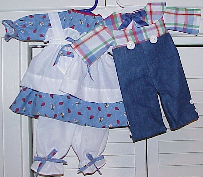 Available Outfit #352a Raggedy Andy Outfit 