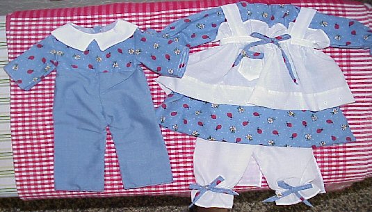 Available Outfit #352g Raggedy Andy Outfit 